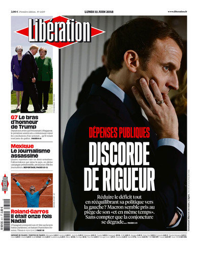Libération Du Lundi 11 Juin 2018