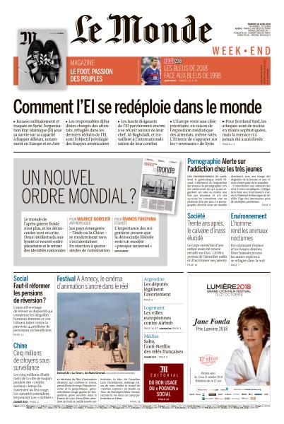 Le Monde & Le Monde Magazine Du Samedi 16 Juin 2018