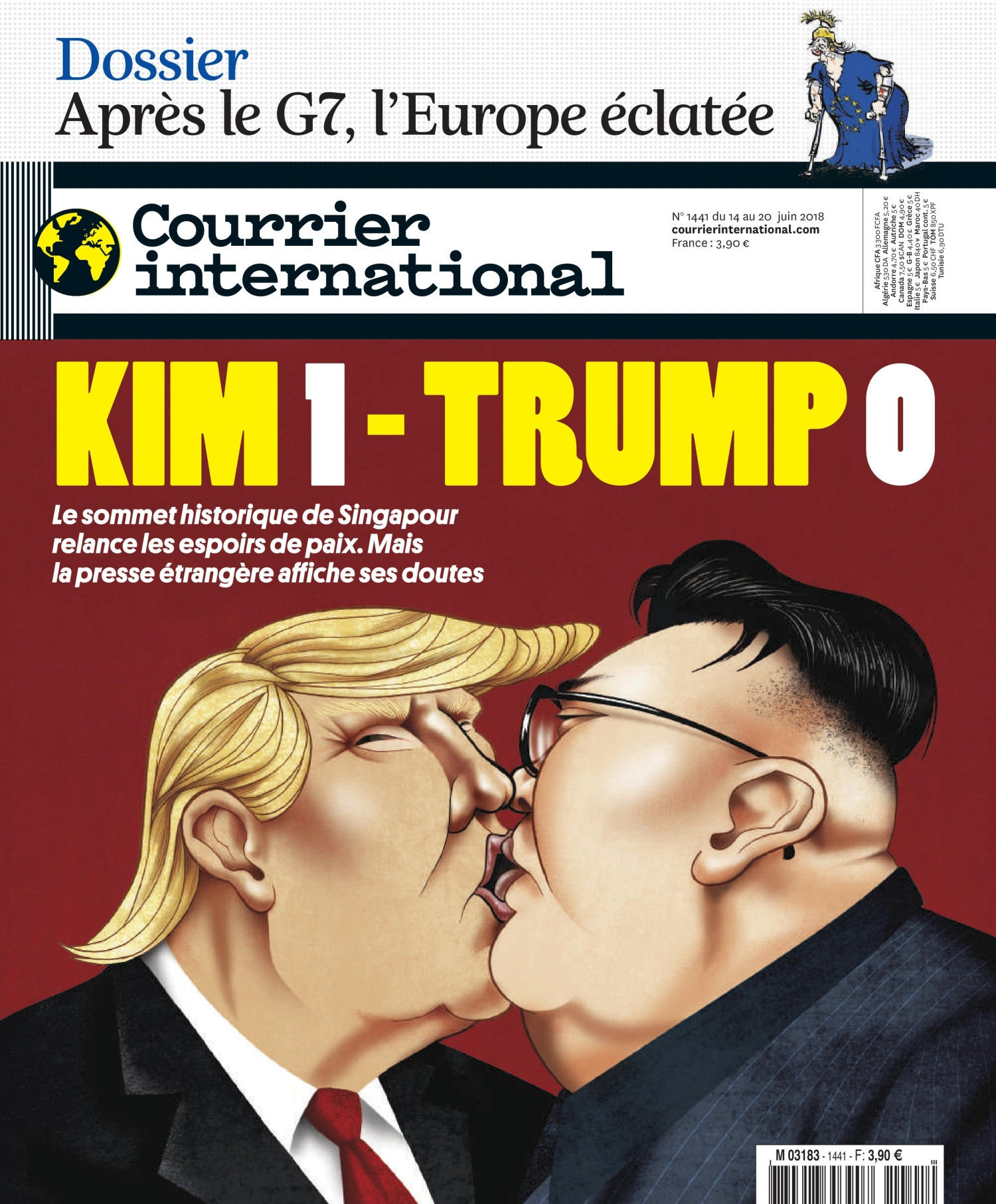 Courrier International N°1441 Du 14 Au 20 Juin 2018