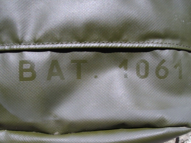 Identification sac de l'armée française Pszm