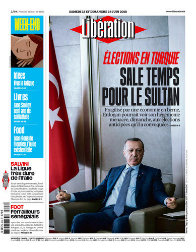 Libération Du Samedi 23 & Dimanche 24 Juin 2018