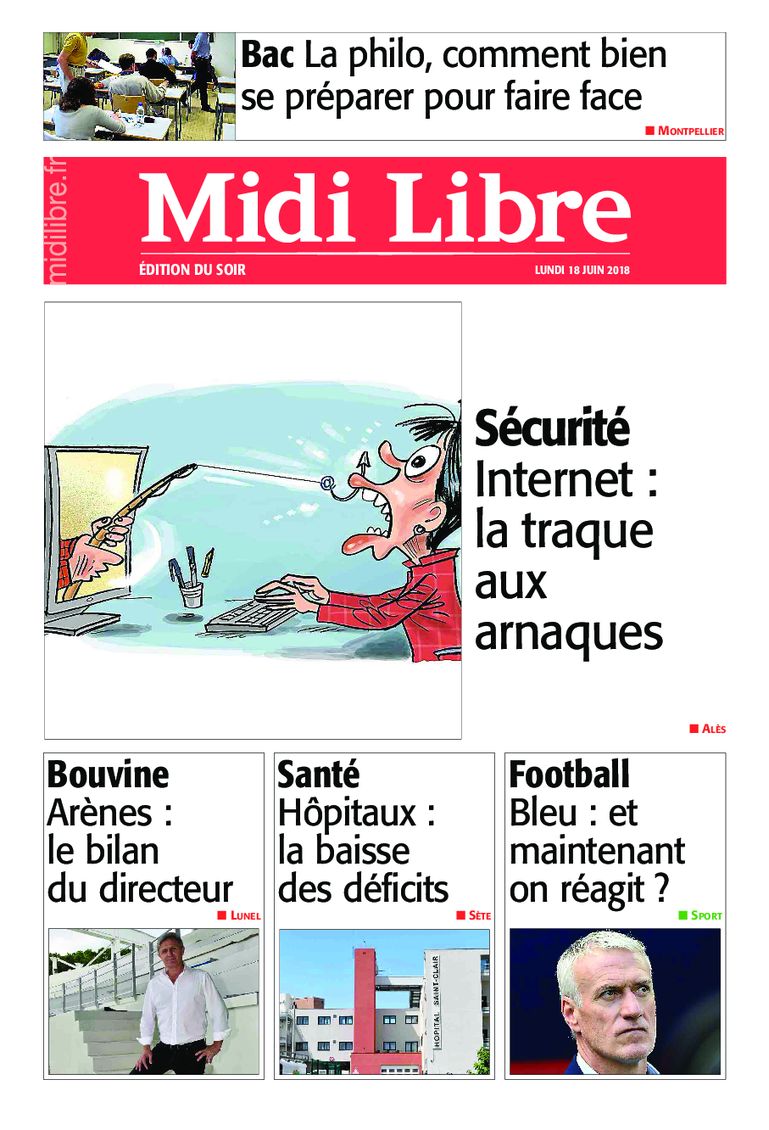 Midi Libre (Edition du Soir) Du Lundi 18 Juin 2018