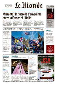 Le Monde du Dimanche 24 & Lundi 25 Juin 2018