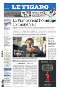 Le Figaro Du Samedi 30 Juin & Dimanche 1er Juillet 2018