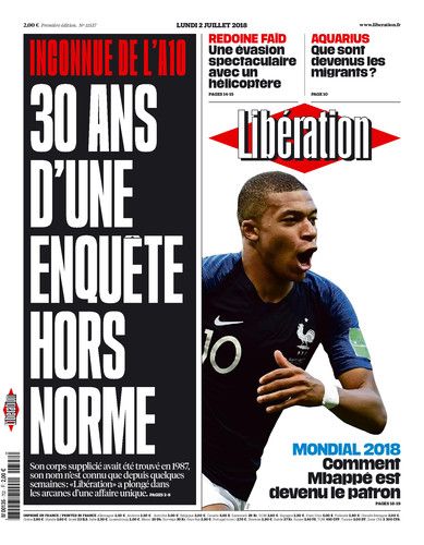 Libération Du Lundi 2 Juillet 2018