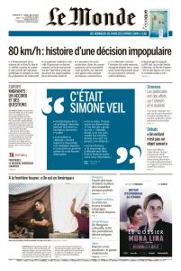 Le Monde du Dimanche 1er & Lundi 2 Juillet 2018