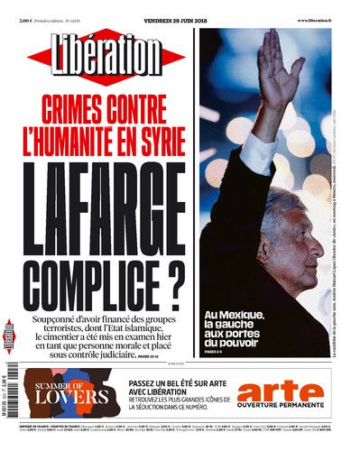 Libération Du Vendredi 29 Juin 2018