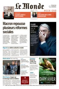 Le Monde Week-End & Le Monde Magazine Du Samedi 7 Juillet 2018