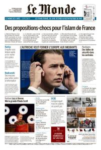 Le Monde Du Vendredi 6 Juillet 2018