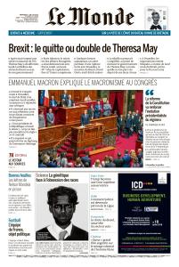 Le Monde Du Mercredi 11 Juillet 2018