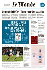 Le Monde Du Vendredi 13 Juillet 2018