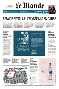 Le Monde Du Vendredi 20 Juillet 2018