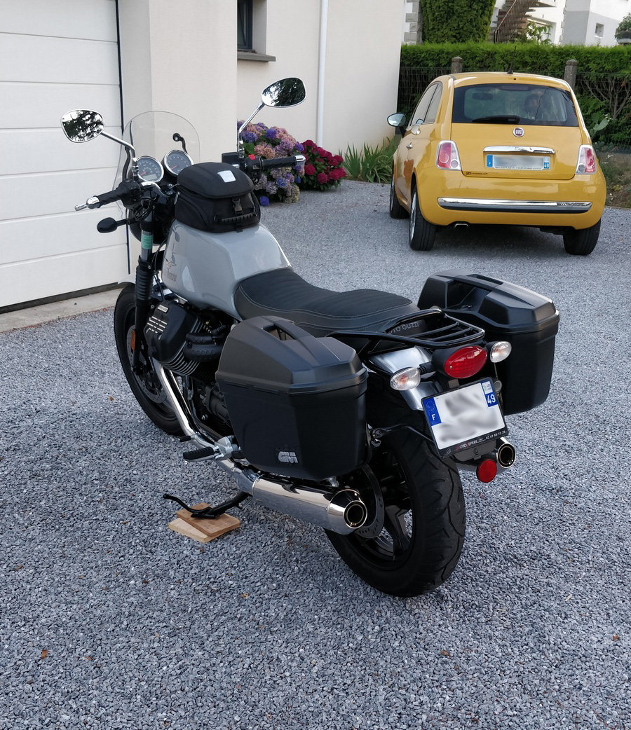 Porte-bagages - Moto Guzzi V7 & Nevada S de 2008 à 2016 - Chrome