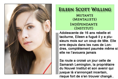 [Personnage] Eileen Scott Willing - Institut Z197