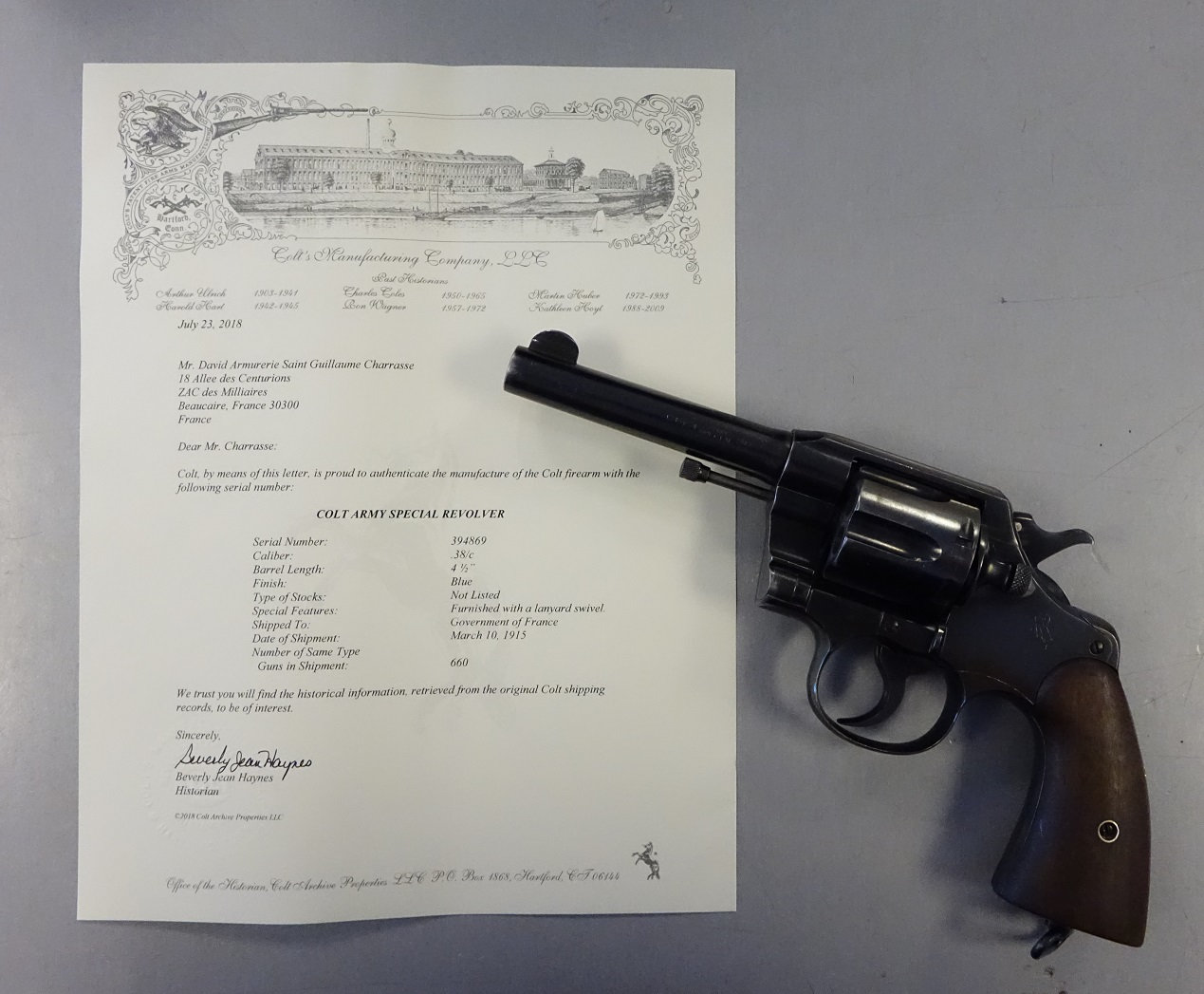 COLT 1908 Army Special / Marquages - Page 3 Mnb4