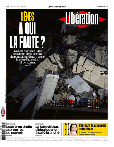 Libération Du Jeudi 16 Août 2018