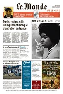 Le Monde & Le Monde Magazine Du Samedi 18 Août 2018