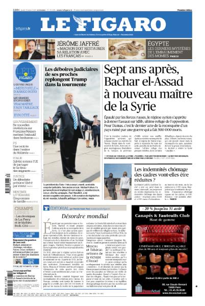 Le Figaro Du Jeudi 23 Août 2018