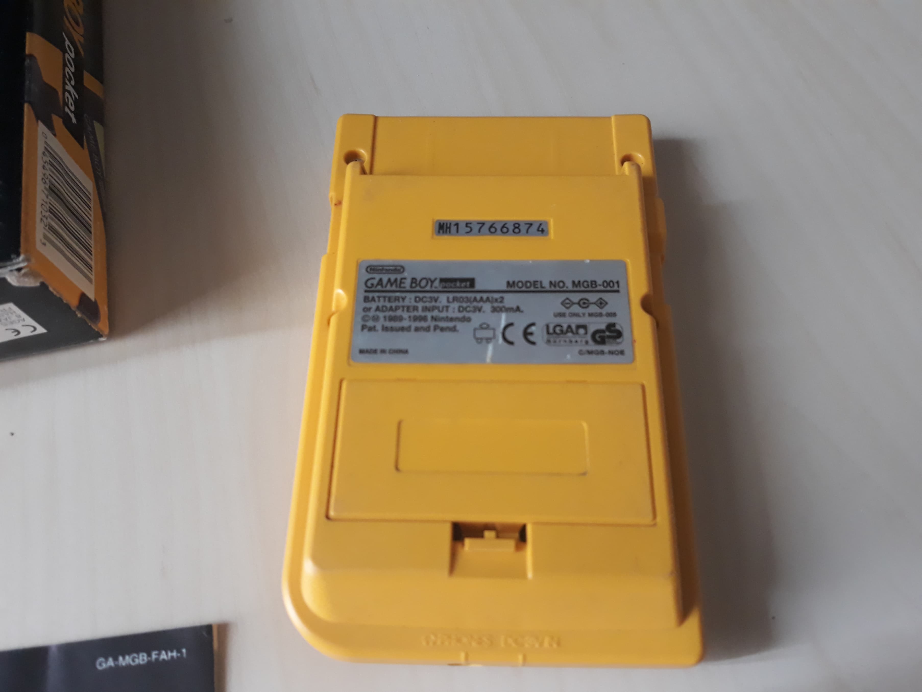 [EST] Gameboy Pocket jaune Msoo