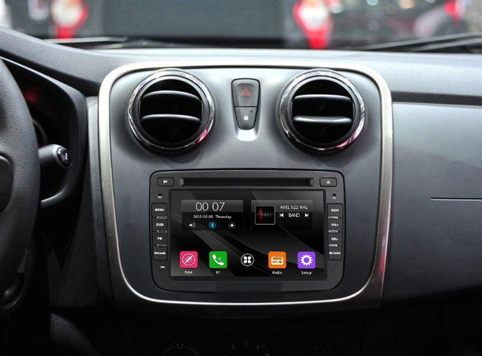 Autoradio GPS Dacia Logan, Lodgy, Dokker, Duster, Sandero