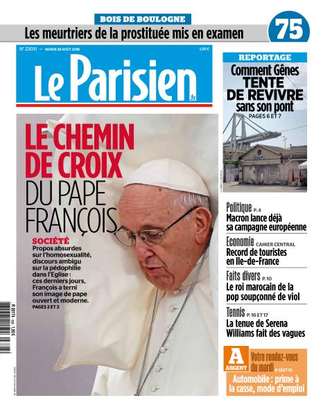 Le Parisien Du Mardi 28 Août 2018