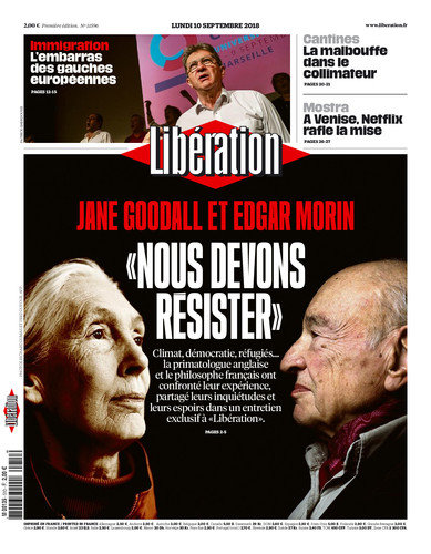 Libération Du Lundi 10 Septembre 2018