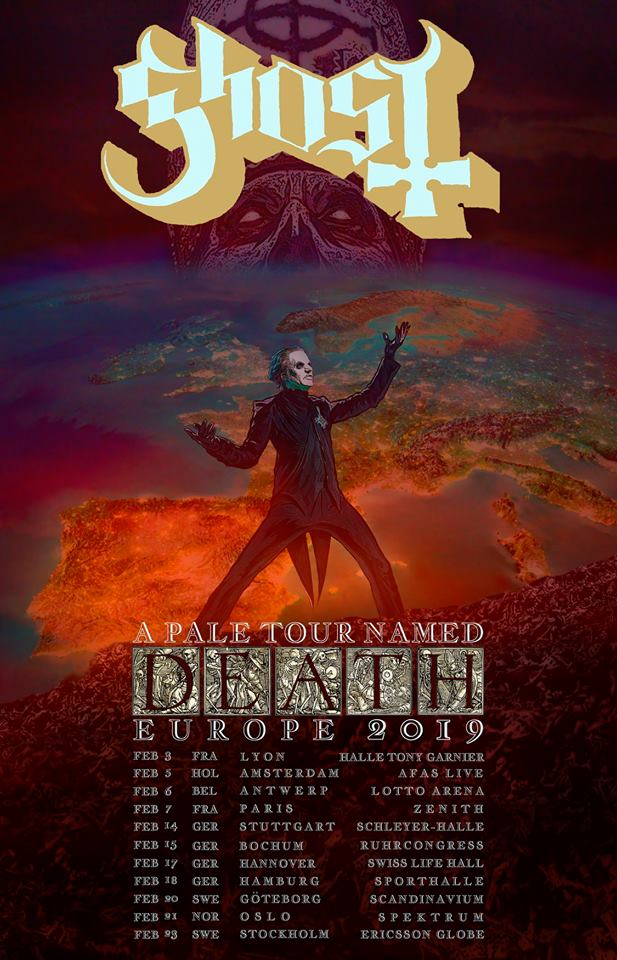 Ghost : A Pale Tour Named Death Europe 2019