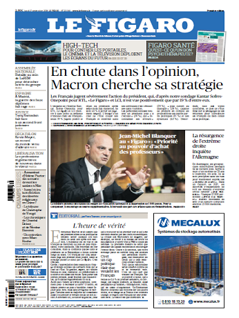 Le Figaro Du Lundi 17 Septembre 2018