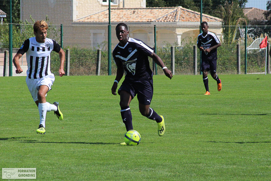 Cfa Girondins : Amadou Traoré et Dilane Bakwa avec l'équipe de France U17 - Formation Girondins 