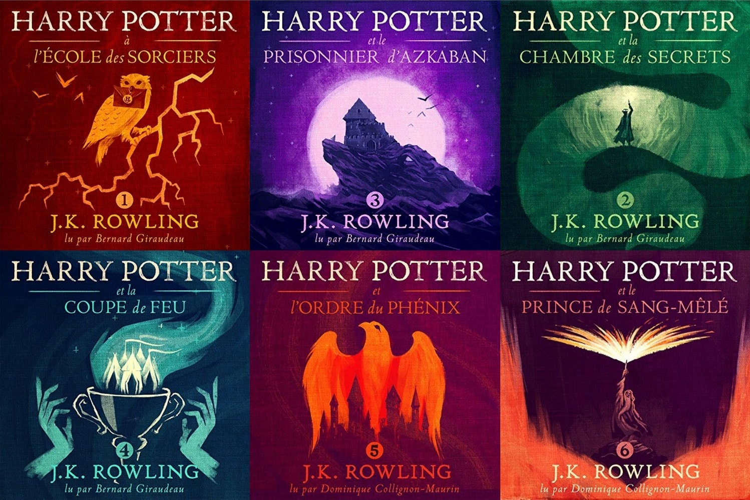 Livres Audio  Harry Potter Tom 1 a Tome 6