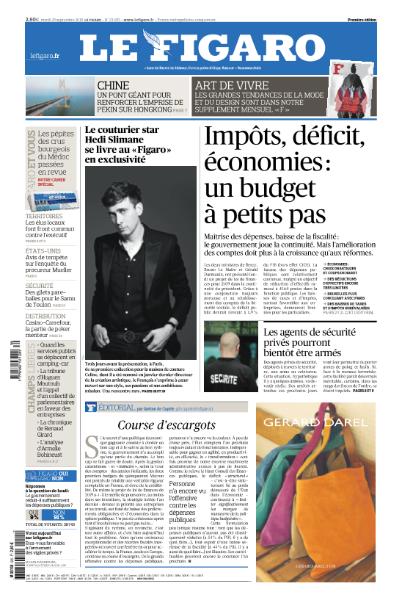 Le Figaro Du Mardi 25 Septembre 2018