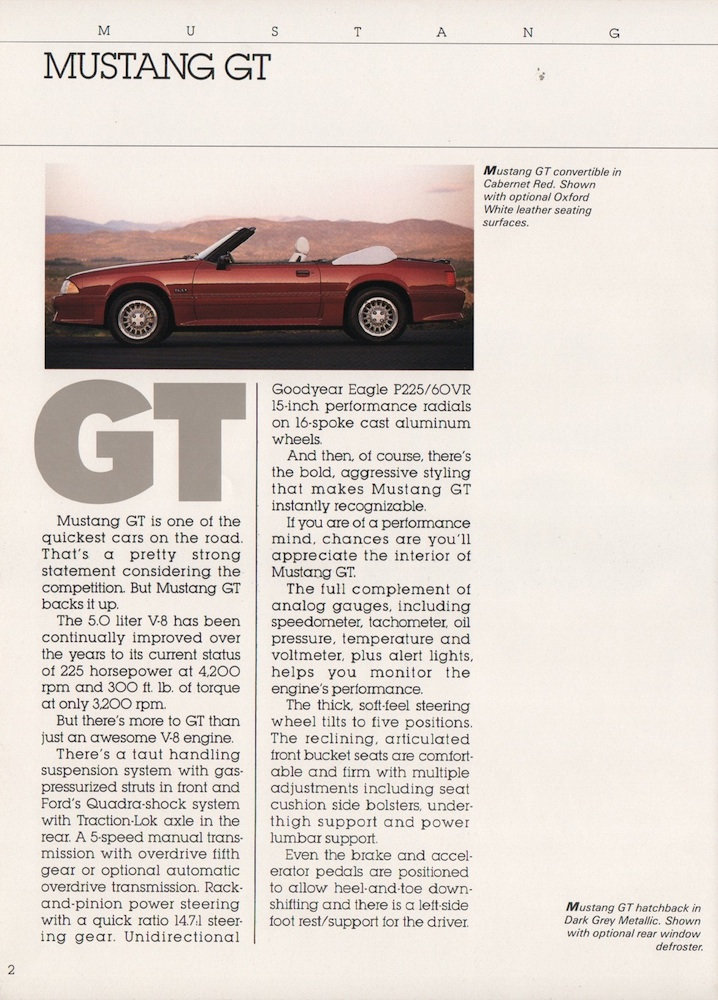 mustang GT convertible 1989  Odf9