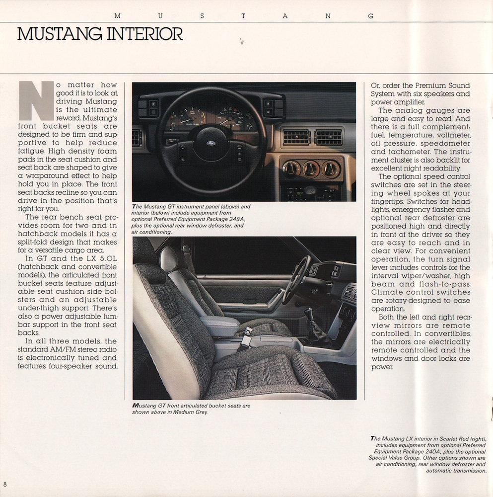 mustang GT convertible 1989  Qnjk