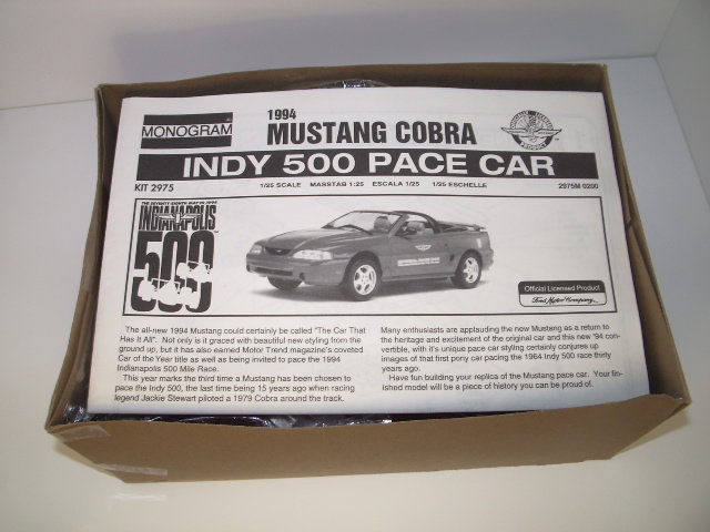 mustang 1994  cobra INDY 500 PACE CAR  V6xy