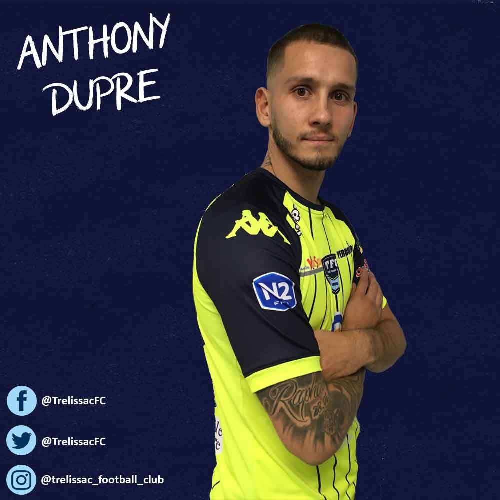Actualités : Anthony Dupré s'engage à Trélissac - Formation Girondins 