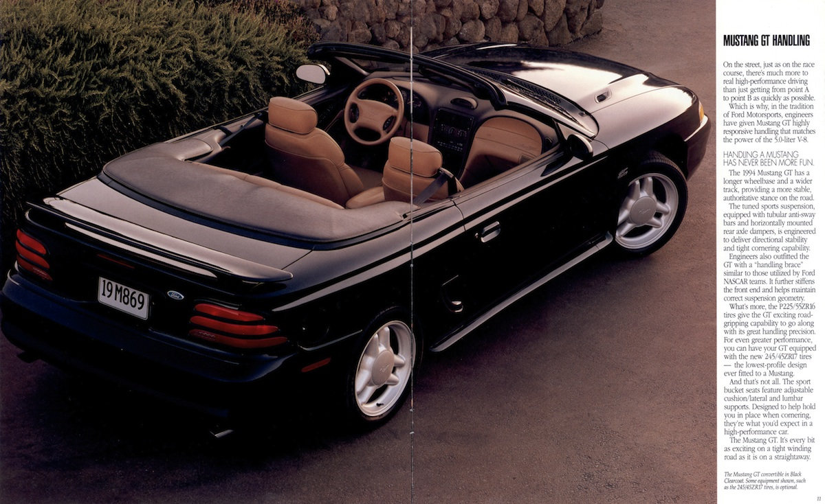 mustang 1994  cobra INDY 500 PACE CAR  1j3r