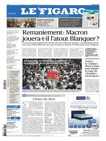 Le Figaro Lundi 15 Octobre 2018
