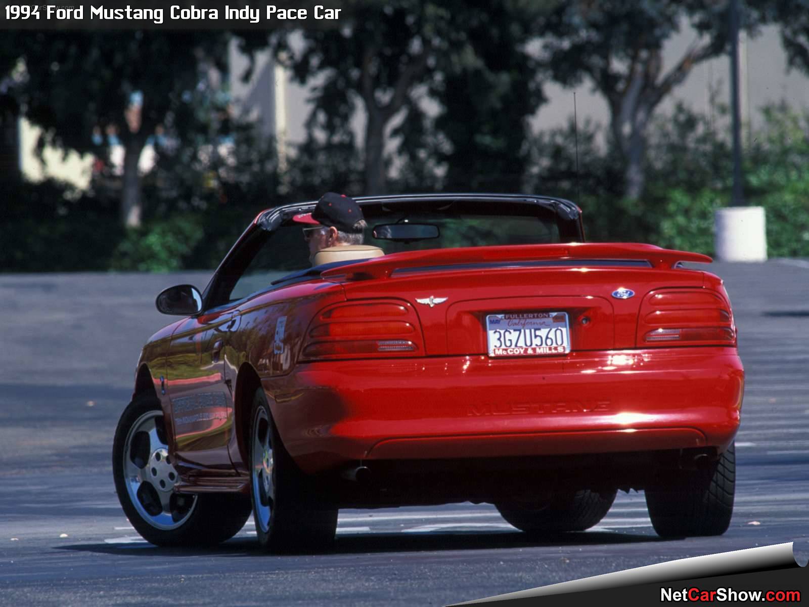 mustang 1994  cobra INDY 500 PACE CAR  Jm76