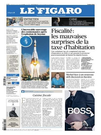 Le Figaro Du Vendredi 12 Octobre 2018