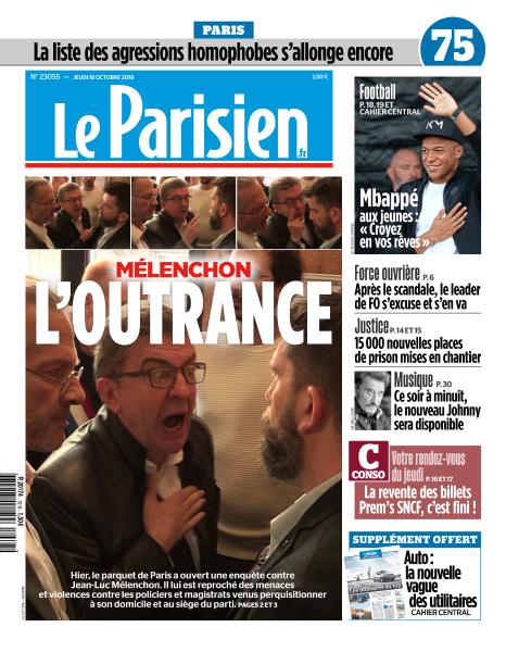 Le Parisien Du Jeudi 18 Octobre 2018