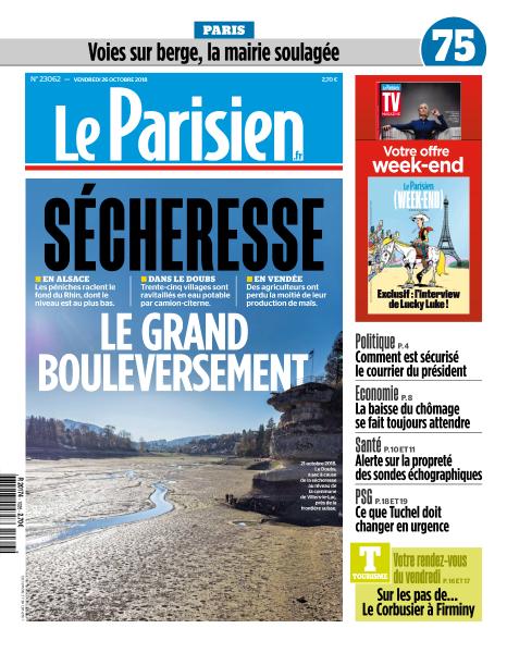 Le Parisien Du Vendredi 26 Octobre 2018