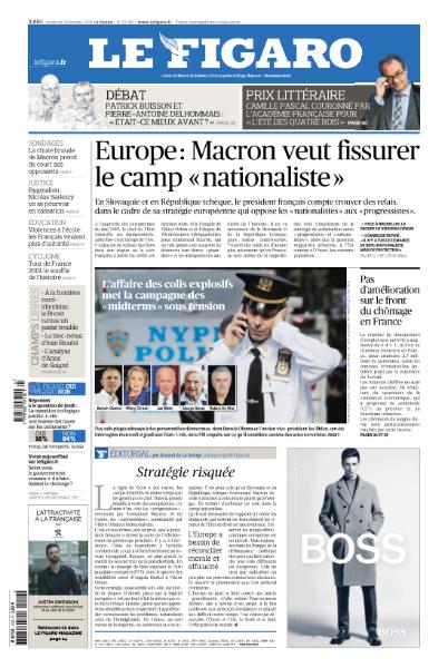 Le Figaro Du Vendredi 26 Octobre 2018