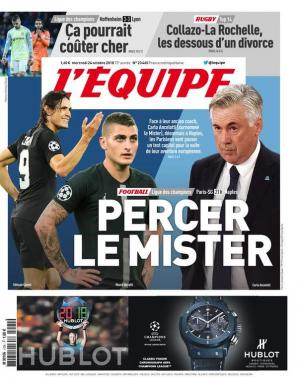 L’Équipe Du Mercredi 24 Octobre 2018