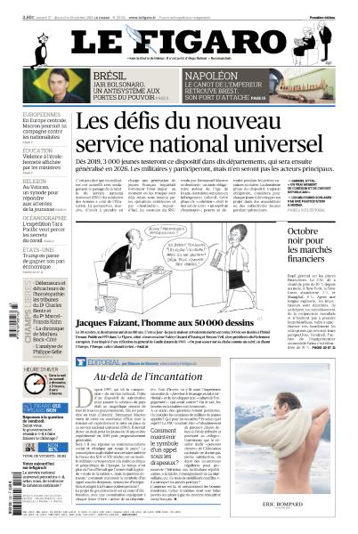 Le Figaro du Samedi 27 & Dimanche 28 Octobre 2018