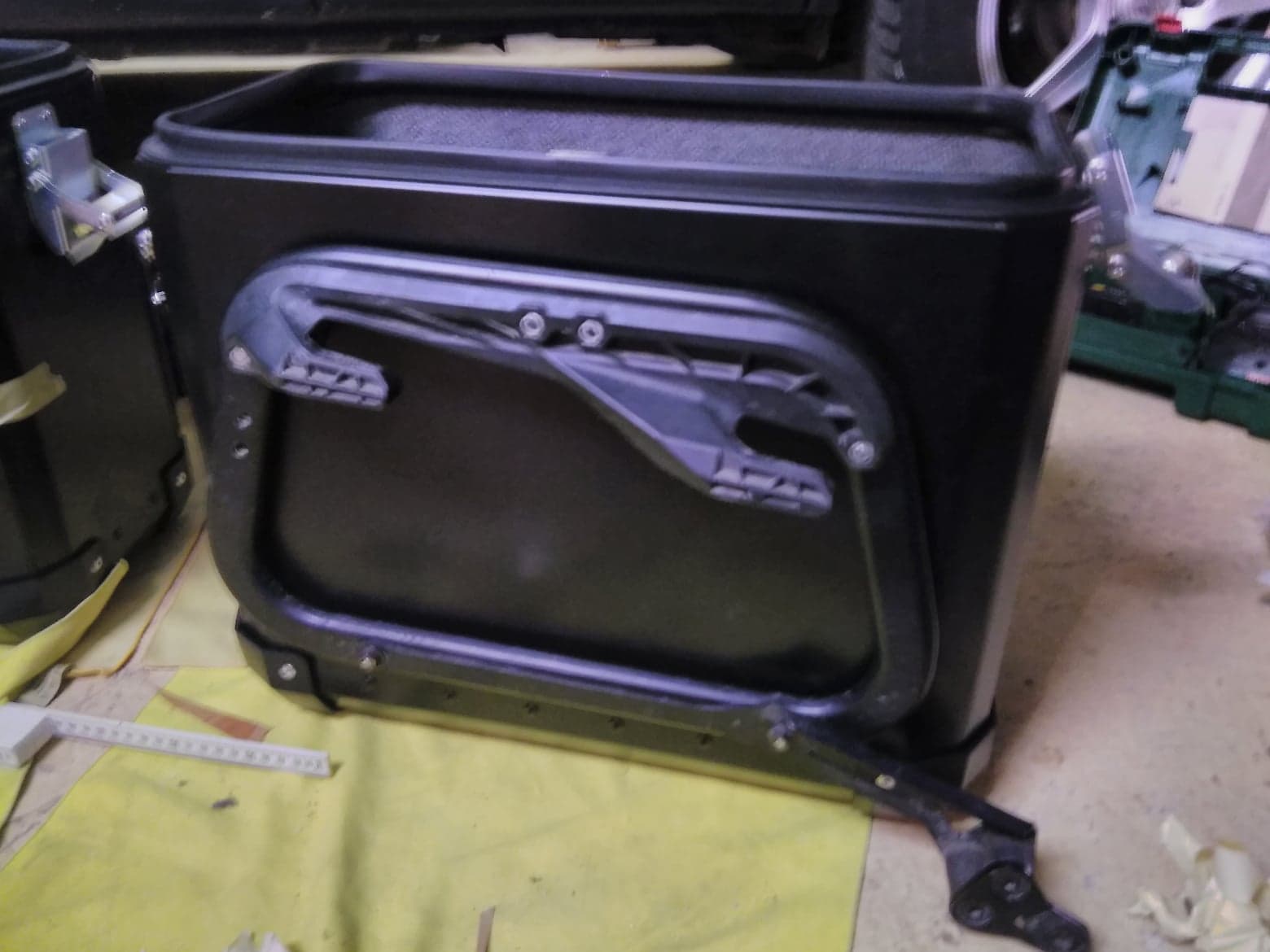 Adaptation des valises HEAVY DUTIES sur les supports de valise latérales d'origine Yamaha 0gbv
