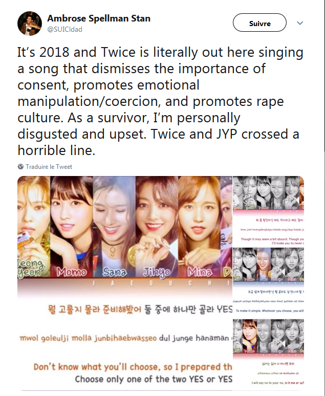 Koreaboo Twicea S Yes Or Yes Sparks Controversy Around A œpromotion Of Rape Culturea Celebrity News Gossip Onehallyu