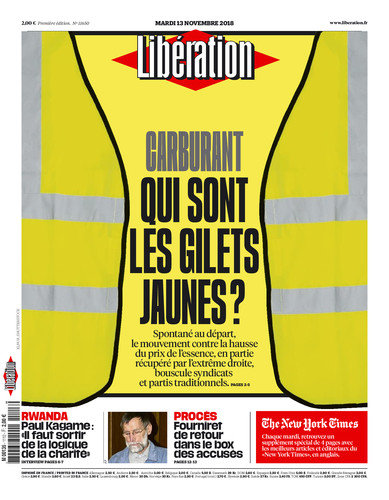 Libération Du Mardi 13 Novembre 2018