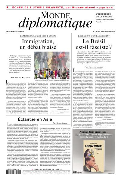 Le Monde Diplomatique - Novembre 2018