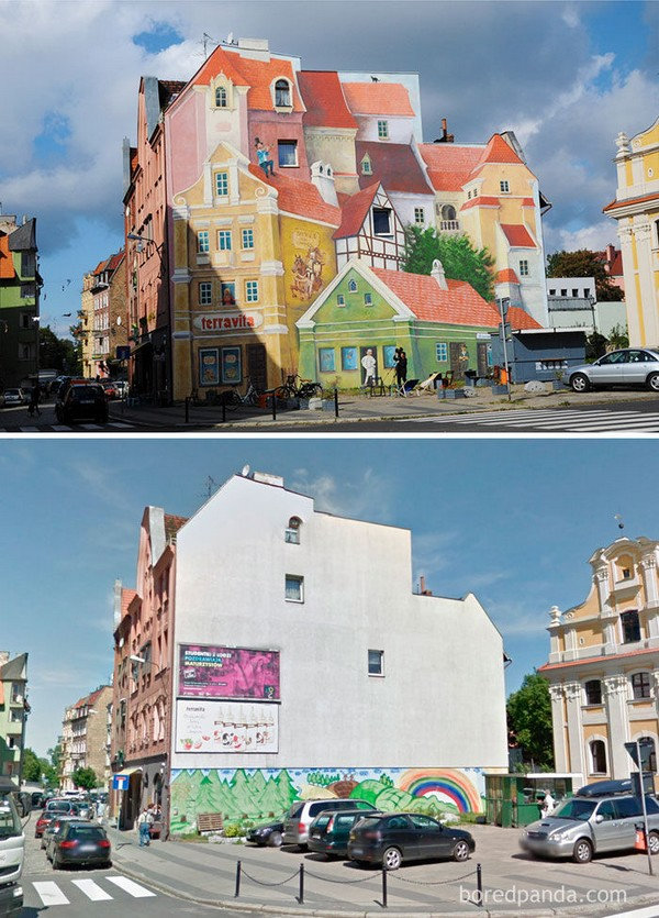 ------------------------------------------------------------------------------------------------------------les peintures sur murs de facade pour faire vivre les rues. dans peinture sur murs b9jw