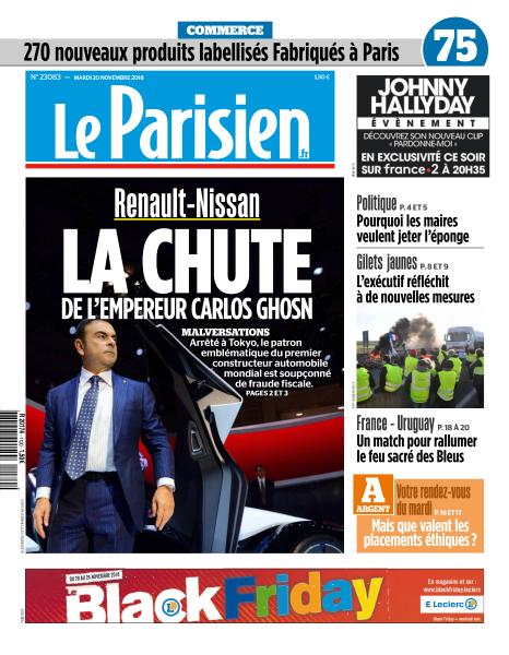  Le Parisien Du Mardi 20 Novembre 2018